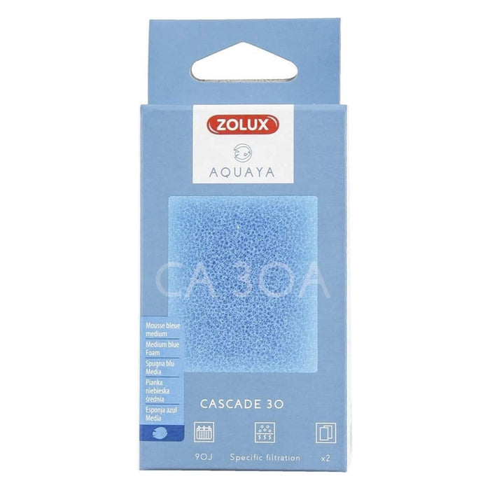 Zolux Cartuccia spugna blu media Cascade 30x2
