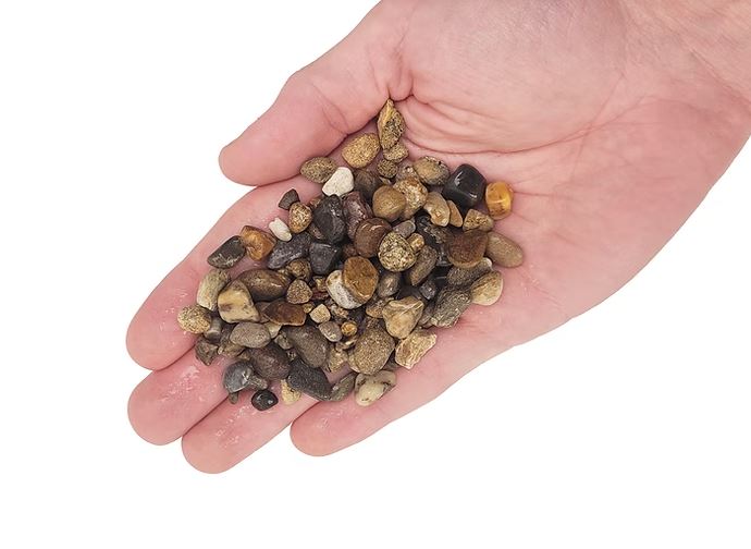 Wio Elderly Gravel S 2kg – Ghiaia Naturale 3-10mm per Aquascaping o Terrari