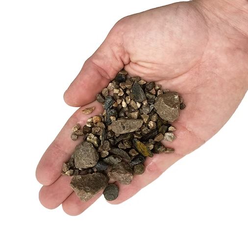 Wio Brown Chip Accent 750 g – Micro Pietre Marroni Naturali per Layout Caldi e Naturali