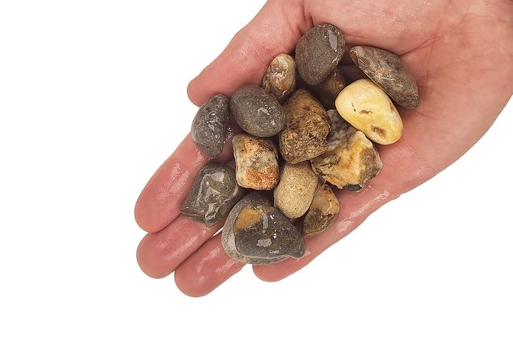 Wio Stream Gravel Mix 2kg – Ghiaia Naturale da Torrente per Acquari