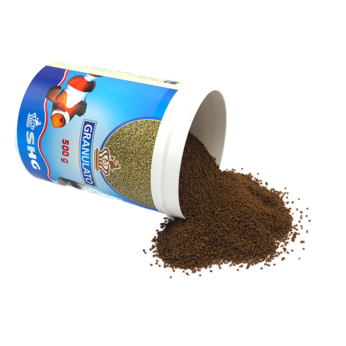 SHG Granulato 500 g – Mangime Granulare per Pesci Marini e d’Acqua Dolce