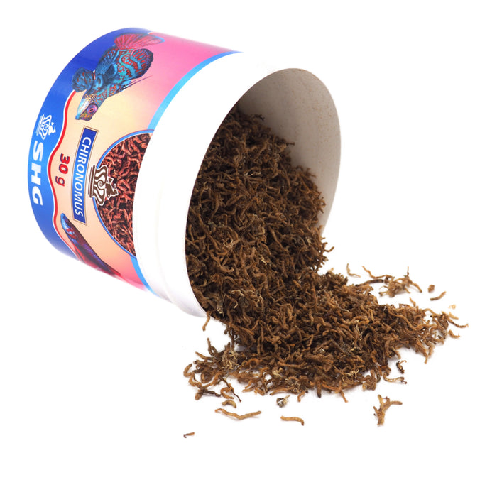 SHG Chironomus 30 gr – Larve di Chiroponomidi Liofilizzate ad Alta Proteina