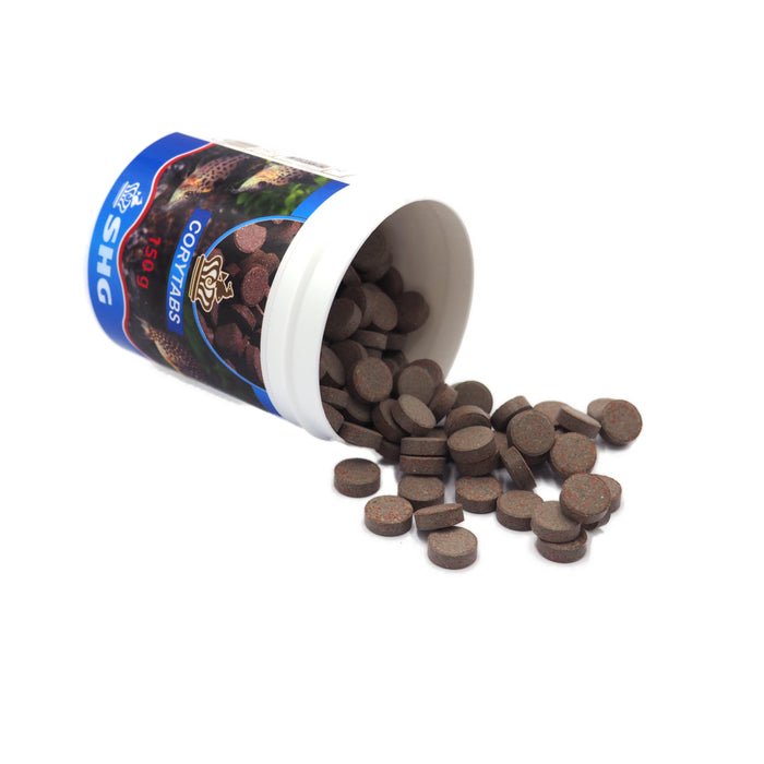 SHG Corytabs 150 g – Pastiglie da Fondo per Pesci Onnivori e Corydoras