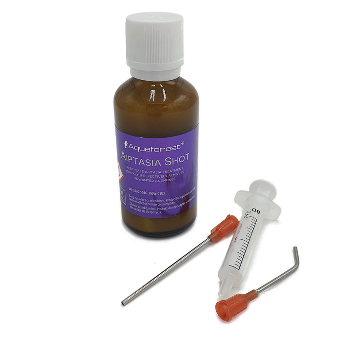 Aquaforest Aiptasia Shot – 50 ml Elimina rapidamente Aiptasia e Manjano dal tuo acquario marino