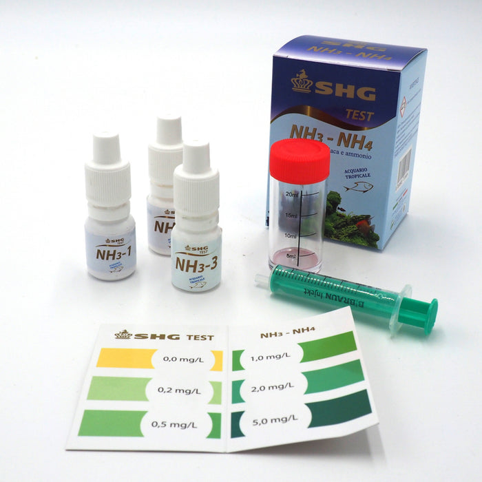 SHG Test NH3/NH4 – Test a Reagente per Ammonio e Ammoniaca (Dolce e Marino)