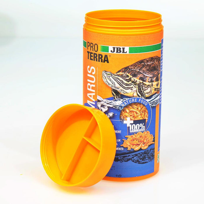JBL ProTerra Gammarus 250 ml – Mangime Semplice Naturale per Tartarughe d'Acqua