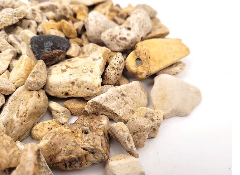 Wio White Adder Gravel Mix 2 kg – Ghiaia Naturale Chiara per Acquari e Terrari