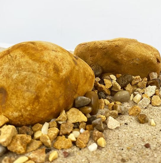 Wio Yellow Chip Accent 750 g – Micro Pietre Gialle Naturali per Layout Luminosi