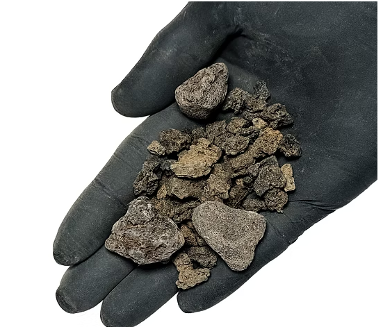 Wio Dark Lava Chip Accent 500 g – Scaglie di Lava Vulcanica per Acquari e Terrari