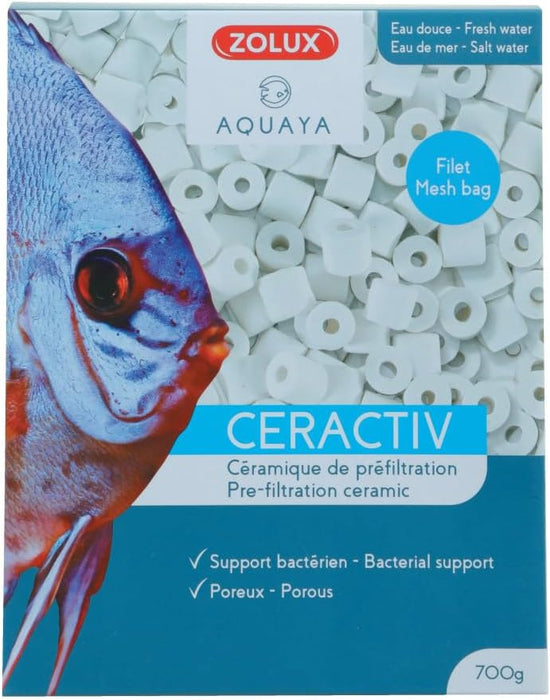 Zolux Ceractiv 1 L – Cannolicchi in Ceramica per Filtraggio Biologico Acquari