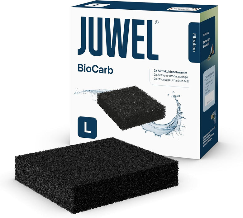 Juwel BioCarb L – Spugne al Carbone Attivo per Filtri Bioflow L e 6.0 (2 Pezzi)