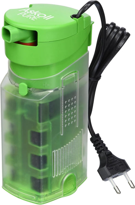 Askoll Pure In M – Filtro Interno a Tripla Azione per Acquari da 45 a 90 Litri
