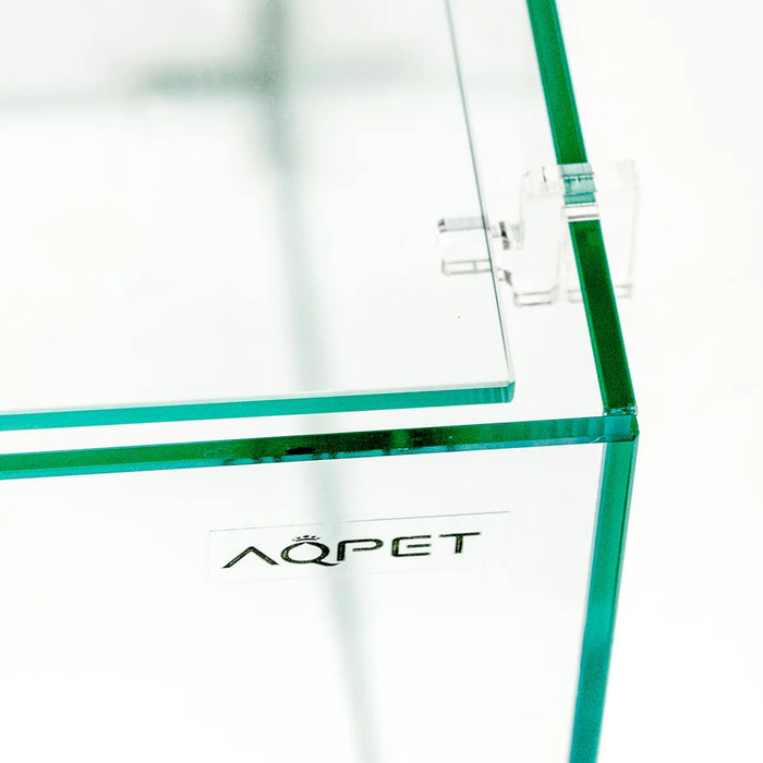 AqPet Tortuga 60 – Tartarughiera in Vetro con Isolotto Maxi, Rampa e Coperchio (60x30x25 cm, 45 L)