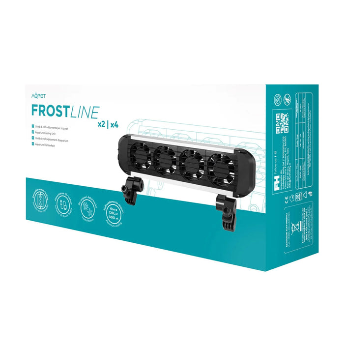AqPet FROSTLINE x2 Sistema di Raffreddamento a 2 Ventole per Acquari fino a 120 Litri