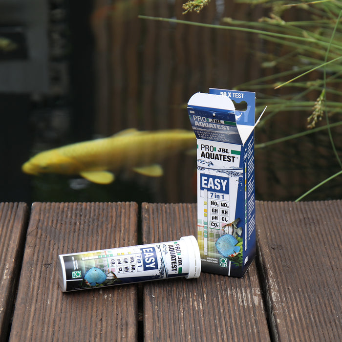 JBL PROAQUATEST EASY 7in1 – Strisce Test Rapido Acqua Acquario (50 pz)
