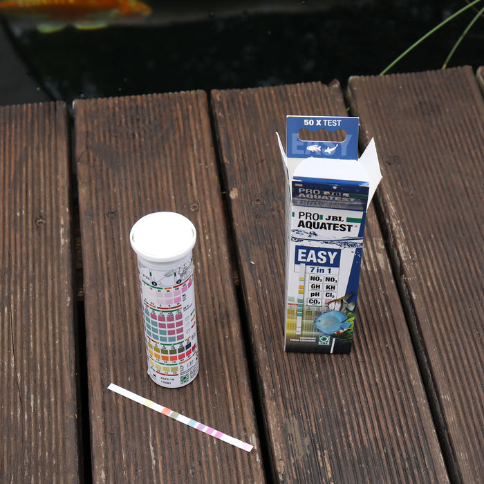 JBL PROAQUATEST EASY 7in1 – Strisce Test Rapido Acqua Acquario (50 pz)