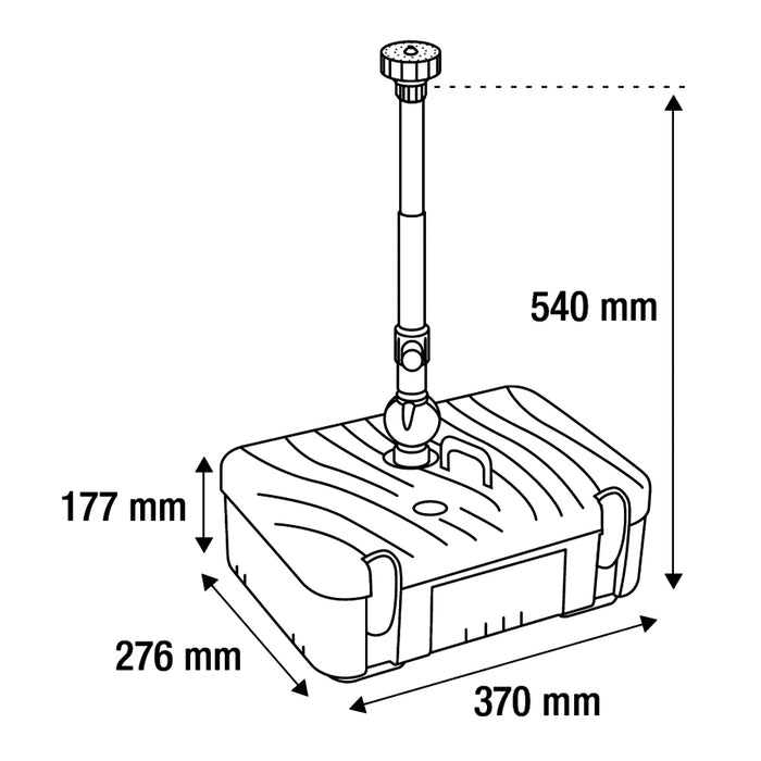Sicce Filtrapond 1500 – Filtro Sommerso Completo per Laghetti con Pompa 1500 L/h, Lampada UV-C 7W e 4 Stadi di Filtrazione