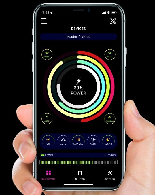 Micmol Air Pro 450 Marine (50W) – Plafoniera LED Reef Full HD con Controllo App per Acquari Marini da 45 a 55 cm