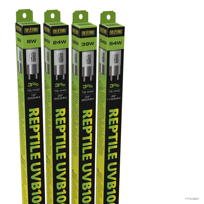 Exo Terra Reptile UVB Pro 100 24W – Lampada T5 UVB100 per rettili