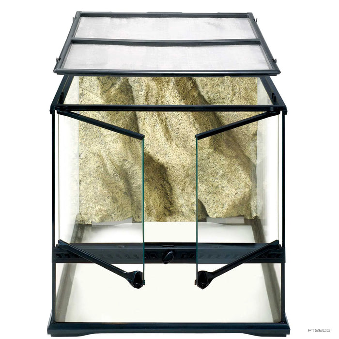 Exo Terra Glass Terrarium 45x45x45 – Terrario in vetro per rettili e anfibi