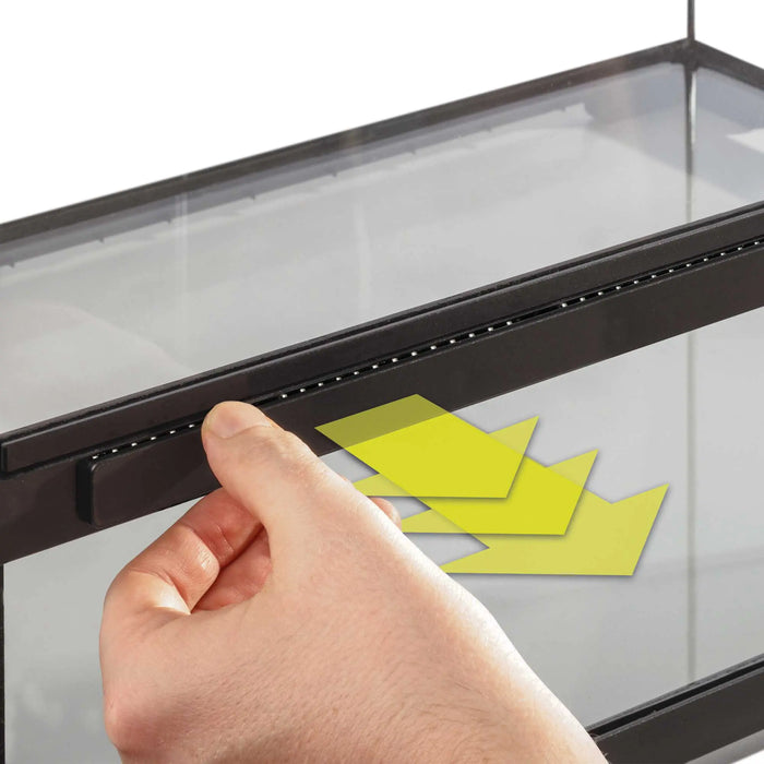 Exo Terra Pro Terrarium 45x45x60 – Terrario Naturale Avanzato Small Tall