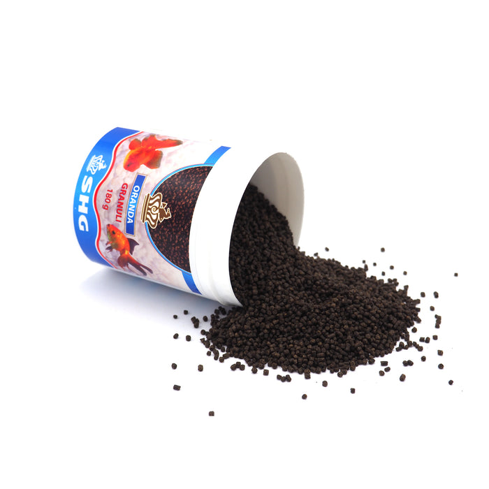 SHG Oranda in Granuli 360 g – Mangime Affondante per Pesci Rossi e Oranda