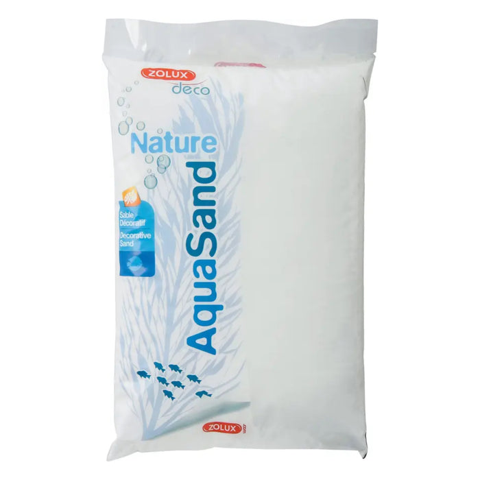 Sabbia Bianca Finissima Zolux Aquasand Cristobalite Iceberg 4 kg – Fondo per Acquario Dolce