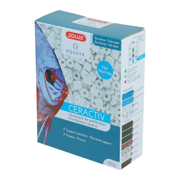 Zolux Ceractiv 1 L – Cannolicchi in Ceramica per Filtraggio Biologico Acquari