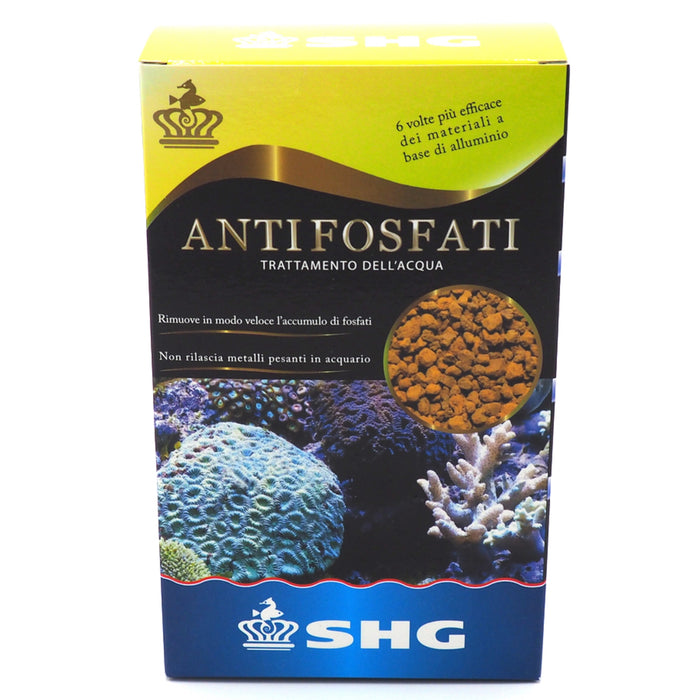 SHG Antifosfati 320 g – Resina ad Alta Capacità per Eliminazione Fosfati Acquario
