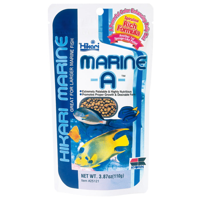 Hikari Marine-A 110g - Mangime Premium per Pesci Marini di Grandi Dimensioni
