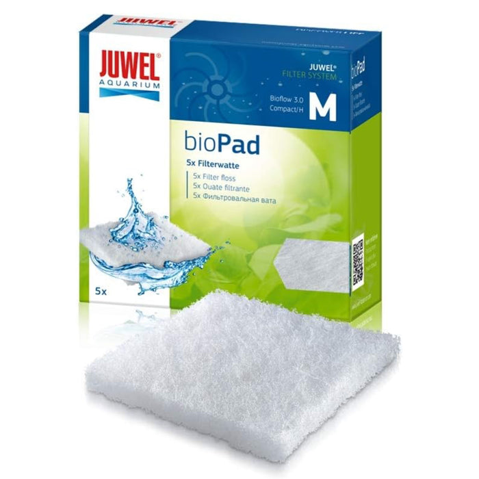 Juwel BioPad M – Ovatta Filtrante in Perlon per Filtri Compact Super / Bioflow Super (5 pz)
