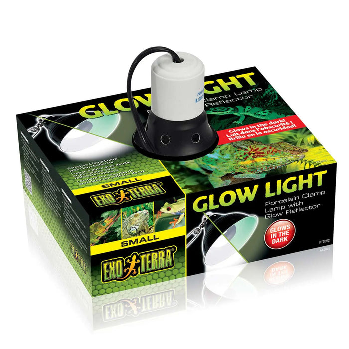 Exo Terra Glow Light Small – Portalampada con riflettore luminoso per terrario