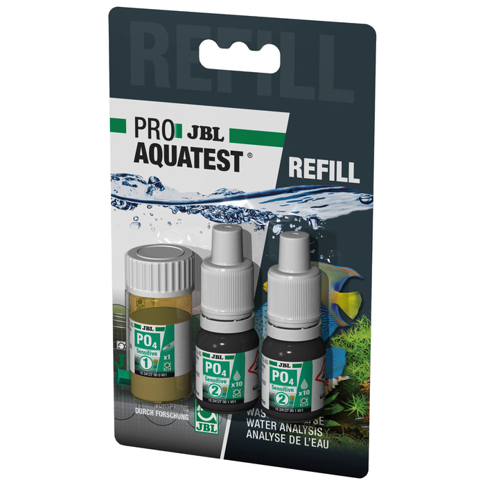 JBL PROAQUATEST PO4 Refill – Reagenti Ricarica Test Fosfati per Acquari e Laghetti