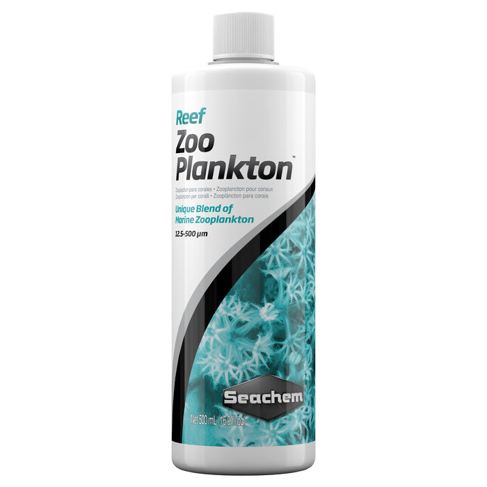 Seachem Reef Zooplankton 500 ml – Nutrimento concentrato per coralli e invertebrati marini