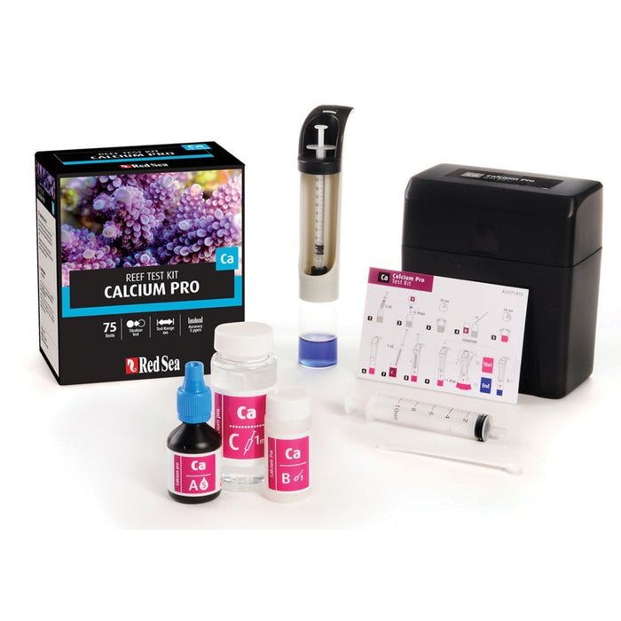 Red Sea Calcium Pro Test Kit – Test di Titolazione ad Alta Precisione per il Calcio in Acquario Marino (75 Test)