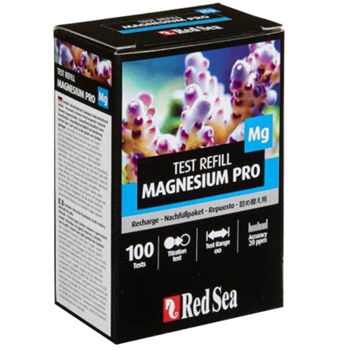 Red Sea Magnesium Pro Test Kit – Test di Titolazione ad Alta Precisione per il Magnesio in Acquario Marino (100 Test)