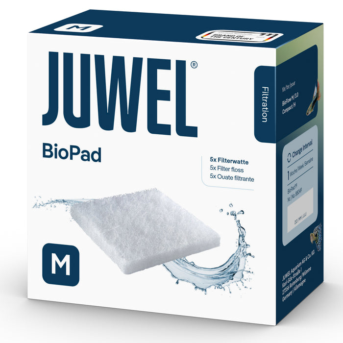 Juwel BioPad M – Ovatta Filtrante in Perlon per Filtri Compact Super e Bioflow Super (5 Pezzi)