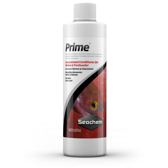 Seachem Prime 250 ml – Biocondizionatore concentrato per acquari d’acqua dolce e marina