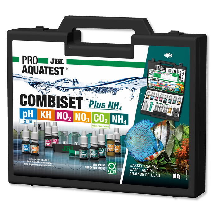 JBL ProAqua Test CombiSet Plus NH4 – Valigetta Analisi Completa Acquari d’Acqua Dolce con Test Ammonio