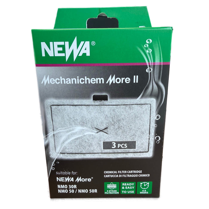 Newa Mechanichem More II – Cartuccia Carbone Ricambio 3 pz per Newa More 30R e 50R