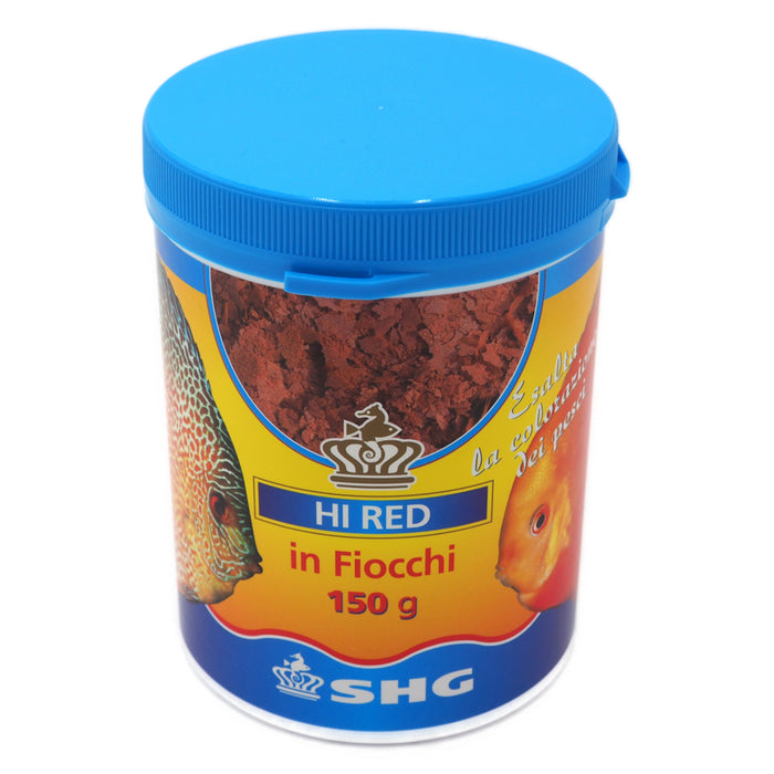 SHG Hi Red in Fiocchi 150 g – Mangime premium per Discus e pesci tropicali