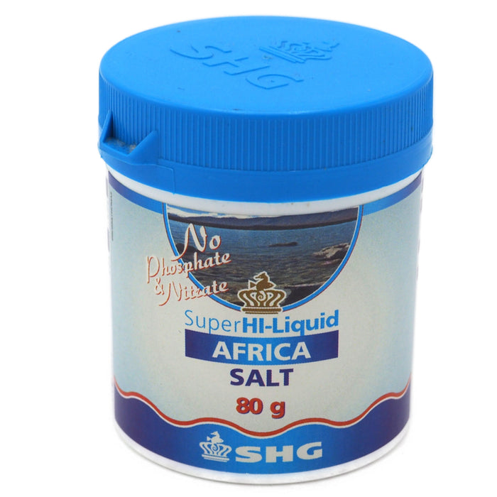 Sali Minerali SHG Africa Salt 80g – Integratore GH e KH per Ciclidi dei Laghi Africani