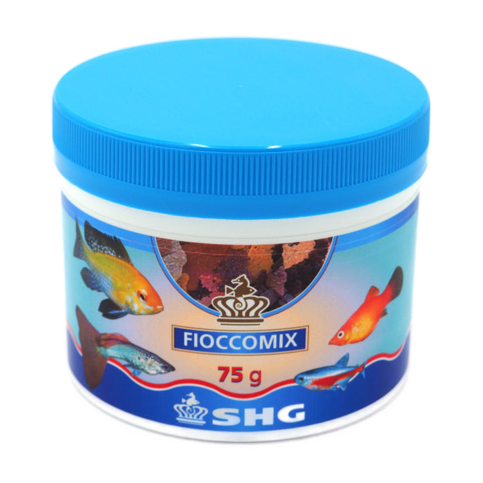 SHG Fioccomix 75 g – Mangime in Fiocchi per Pesci Tropicali d’Acqua Dolce