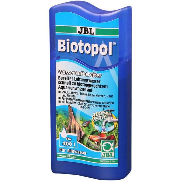 Biocondizionatore JBL Biotopol 100 ml – Trattamento Acqua Rubinetto per Acquario Dolce