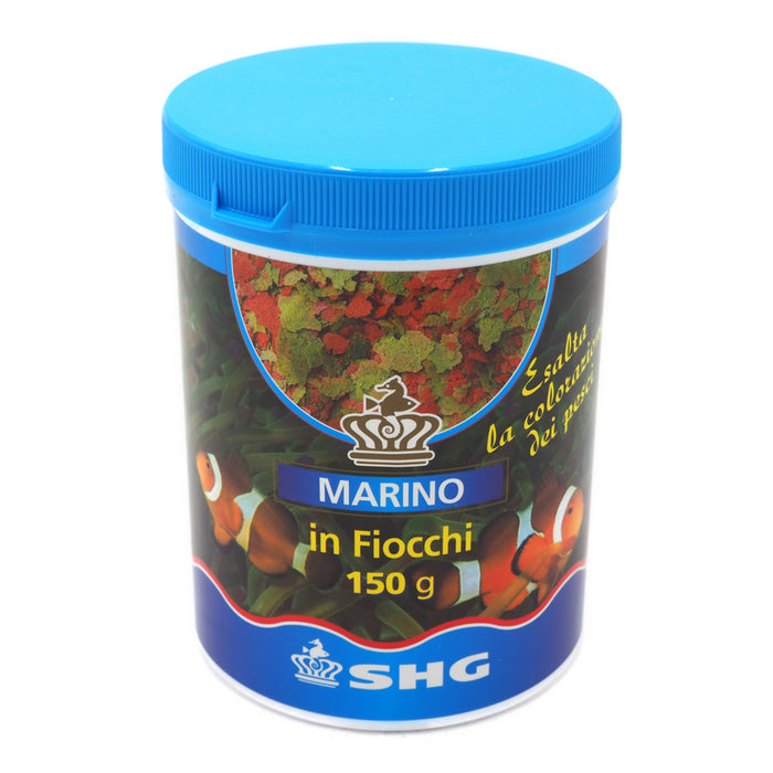 SHG Marino in Fiocchi 150 g – Alimento Completo per Pesci Marini