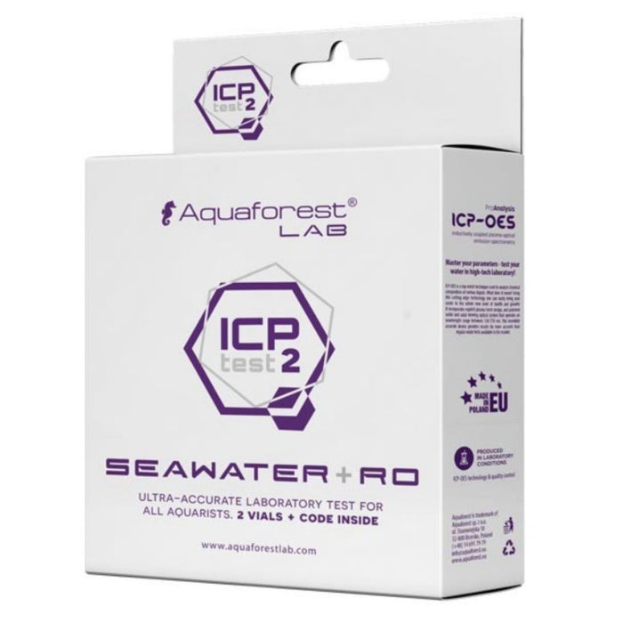 Aquaforest MarinLab ICP-OES Test Kit 2 – Analisi di Laboratorio per Acqua Marina e Acqua d'Osmosi (Doppia Provetta)
