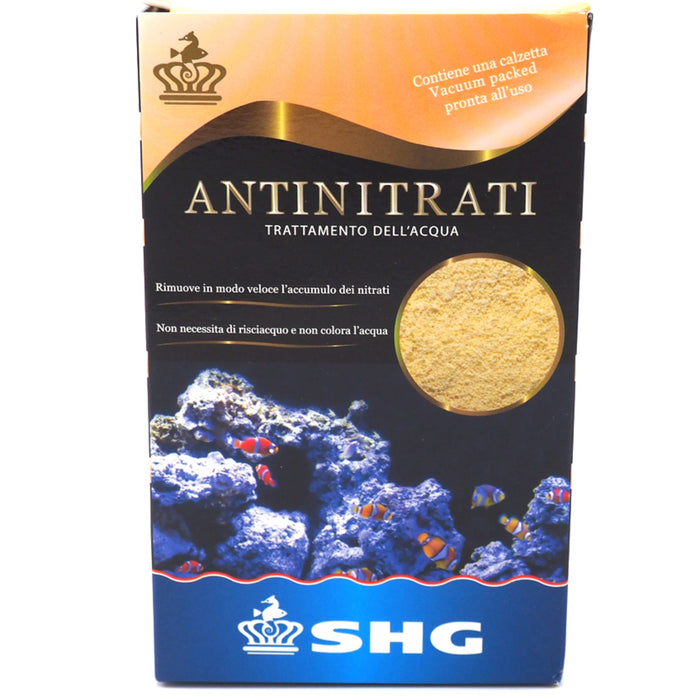 SHG Antinitrati 300 g – Resina per Rimozione Nitrati in Acquari d'Acqua Dolce