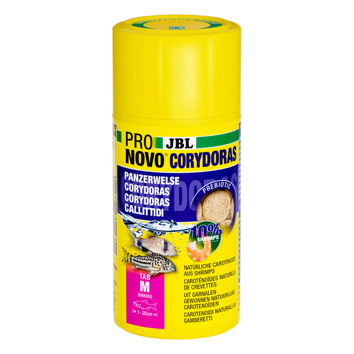 JBL Pronovo Corydoras Tab M 100 ml – Pastiglie Fondo per Pesci Gatto Corazzati