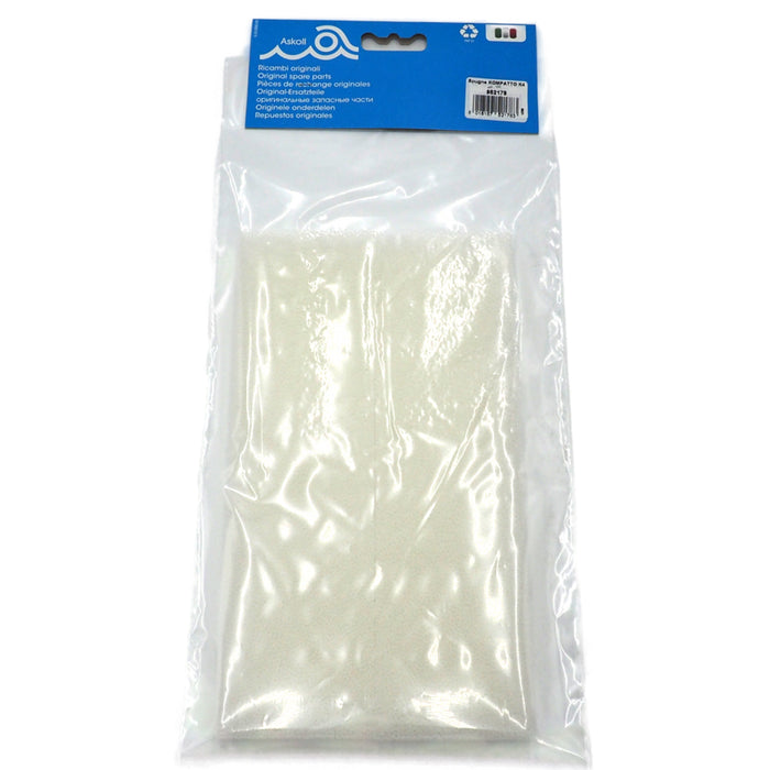Askoll Spugna di Ricambio per Filtro Kompatto K4 e Fluval U4 (2 Pezzi)