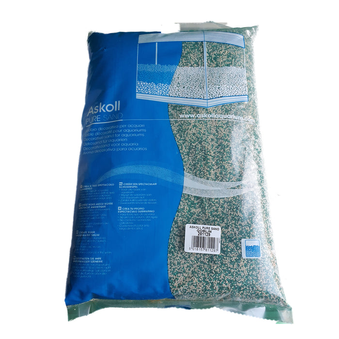 Askoll Pure Sand Goblin 4 kg – Sabbia naturale decorativa per acquario
